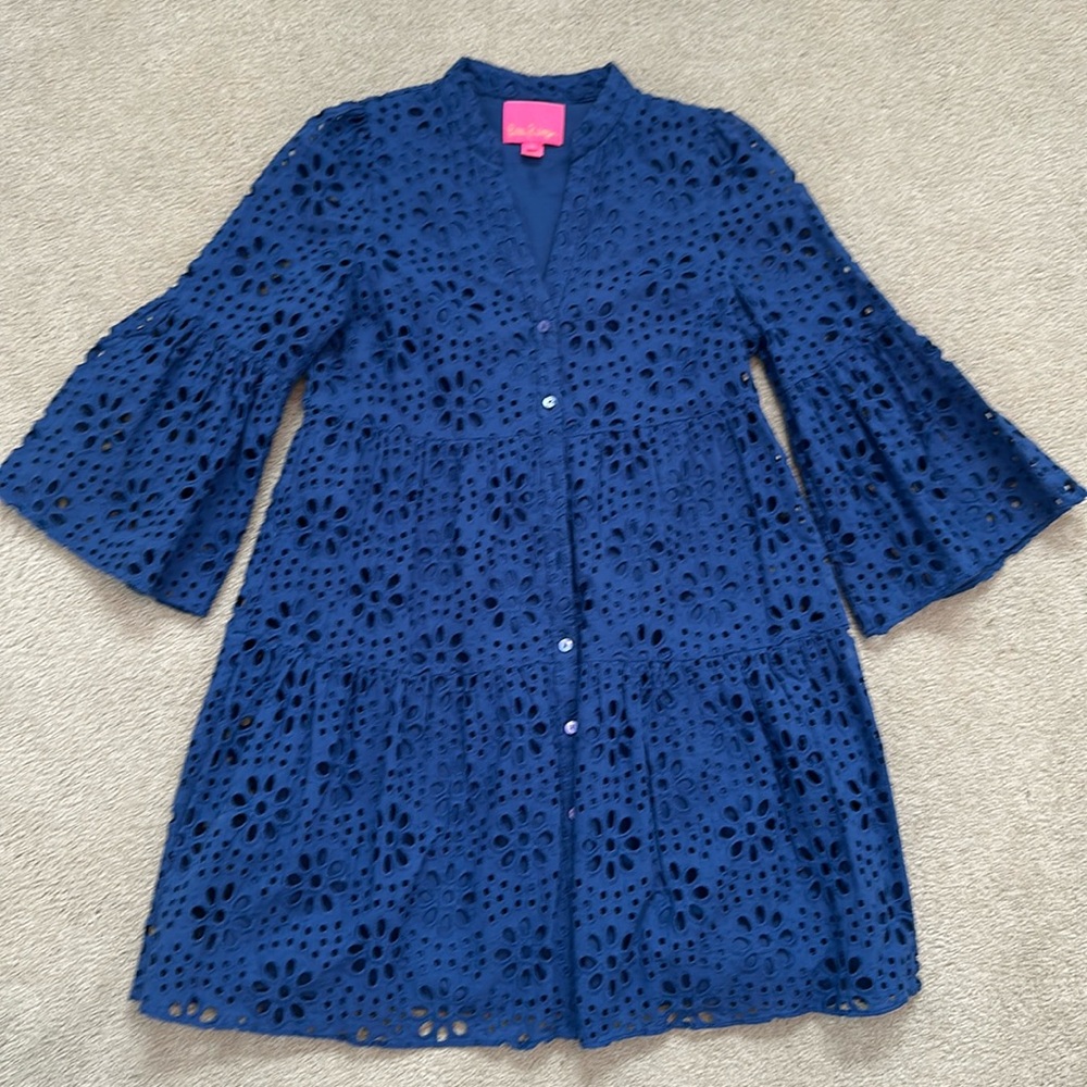 Lilly Pulitzer Flare Sleeve Dress Sive 4